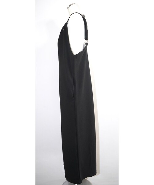 A.D.G(エーディージー)の「Wide Easy Salopette Pants (black)(サロペット/オーバーオール・レディース・ブラック・FREE)」の8枚目の写真