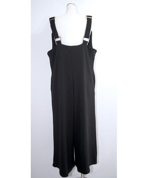 A.D.G(エーディージー)の「Wide Easy Salopette Pants (black)(サロペット/オーバーオール・レディース・ブラック・FREE)」の9枚目の写真