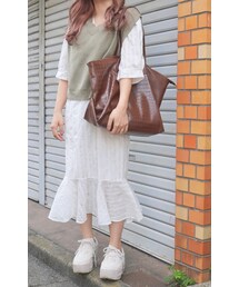 A.D.G | Lacy Cotton Mermaid Onepiece (white)(ワンピース)