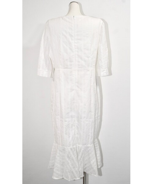 A.D.G（エーディージー）の「Lacy Cotton Mermaid Onepiece (white)（ワンピース・レディース・ホワイト・FREE）」の8枚目の写真