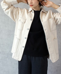 Sheson | ステッチワークデニムジャケット(デニムジャケット)