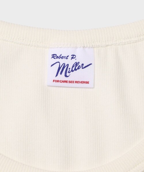 ADAM ET ROPE'（アダムエロペ）の「《別注》【Miller/ミラー】RIB TANKTOP（タンクトップ・メンズ・ブラック/ホワイト・L/M）」の15枚目の写真