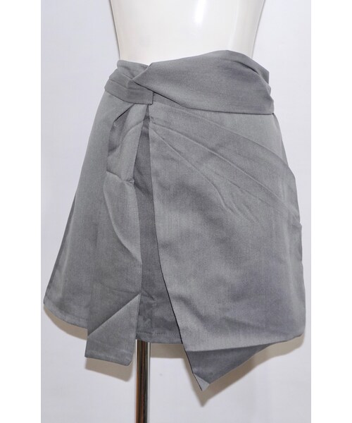 A.D.G（エーディージー）の「Irregular Mini Skirt (grey)（スカート・レディース・グレー・FREE）」の6枚目の写真