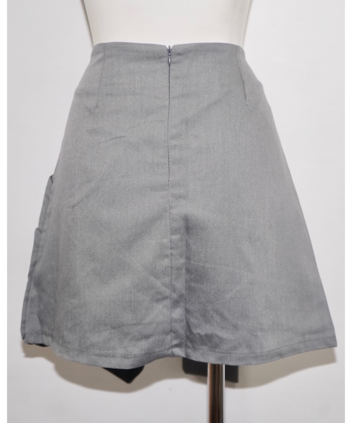 A.D.G（エーディージー）の「Irregular Mini Skirt (grey)（スカート・レディース・グレー・FREE）」の8枚目の写真