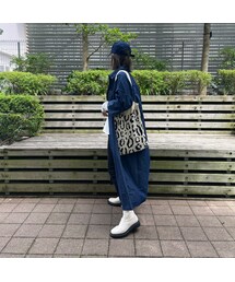 copine | ワイド袖ロングシャツワンピース(2color)(シャツワンピース)