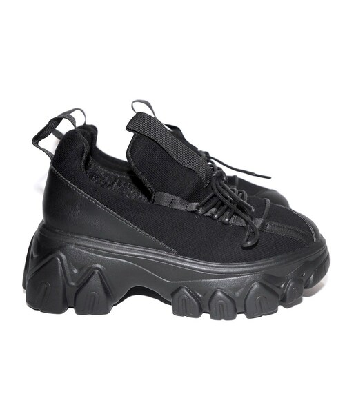 A.D.G（エーディージー）の「Chunky Heel Platform Sneakers (black)（スニーカー・レディース・ブラック・FREE）」の9枚目の写真
