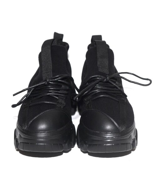 A.D.G（エーディージー）の「Chunky Heel Platform Sneakers (black)（スニーカー・レディース・ブラック・FREE）」の11枚目の写真