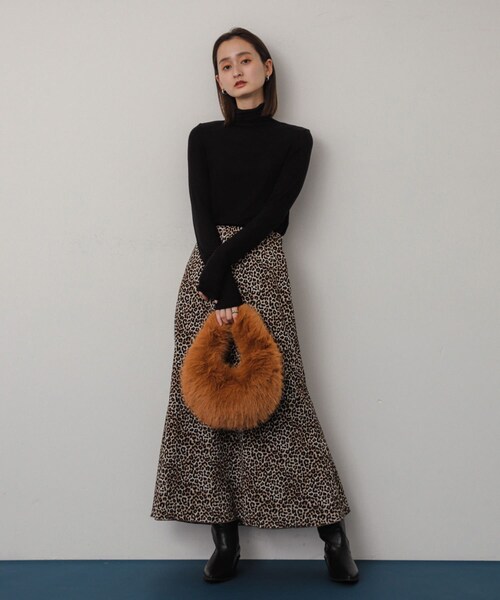 SENSE OF PLACE by URBAN RESEARCH(センスオブプレイスバイアーバンリサーチ)の「ファーラウンドバッグ(ハンドバッグ・レディース・BEIGE/BROWN/MINT・one)」の14枚目の写真