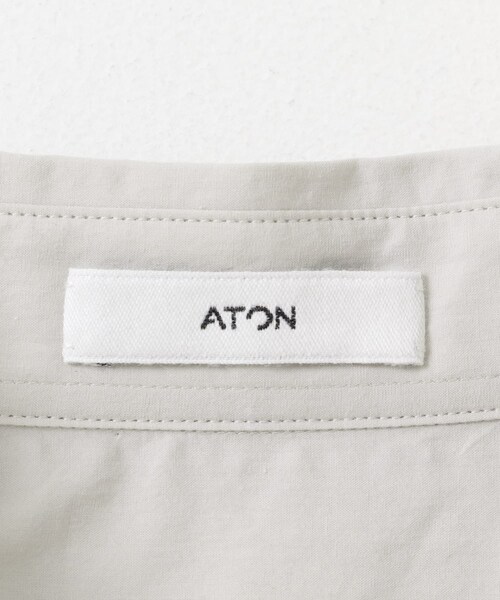 URBAN RESEARCH（アーバンリサーチ）の「ATON　SUVIN BROAD STANDARD SHIRTS（シャツ/ブラウス・メンズ・GRAY・4/6）」の11枚目の写真