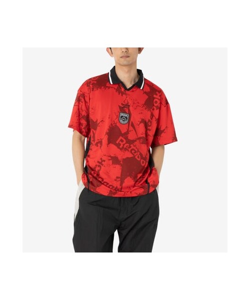 Reebok(リーボック)の「フットボールジャージー / STREET SPORT FOOTBALL JERSEY (アウトドア/スポーツ・メンズ・100254020/100254022・S/M/L/XL/LL)」の1枚目の写真