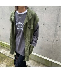 copine | コットンツイルミリタリーベスト(ベスト)