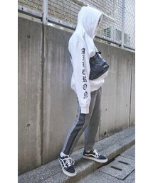 A.D.G | Side Line Herringbone Pants (grey)(その他パンツ)
