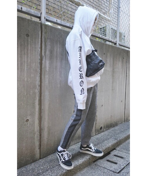 A.D.G(エーディージー)の「Side Line Herringbone Pants (grey)(その他パンツ・レディース・グレー・FREE)」の1枚目の写真