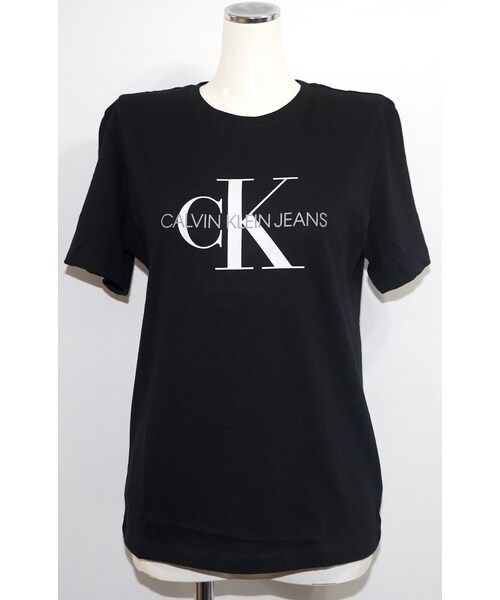 A.D.G(エーディージー)の「"CALVIN KLEIN" Basic Logo Tee (black)(Tシャツ/カットソー・レディース・ブラック・FREE)」の5枚目の写真
