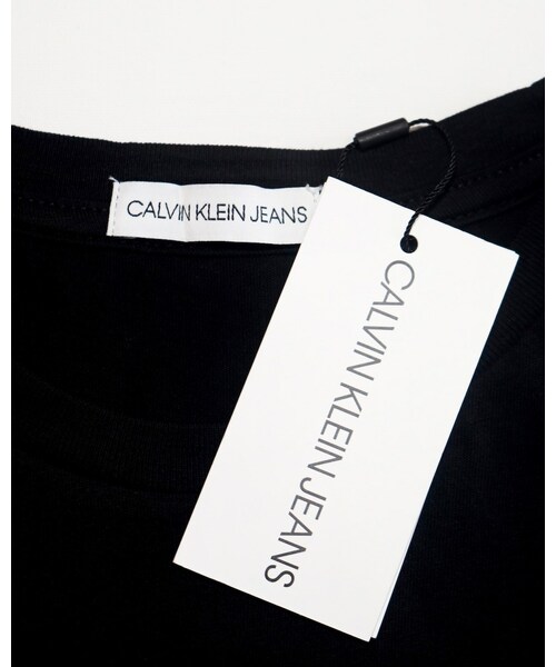 A.D.G(エーディージー)の「"CALVIN KLEIN" Basic Logo Tee (black)(Tシャツ/カットソー・レディース・ブラック・FREE)」の7枚目の写真