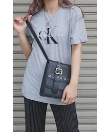 A.D.G | "CALVIN KLEIN" Basic Logo Tee (grey)(Tシャツ/カットソー)