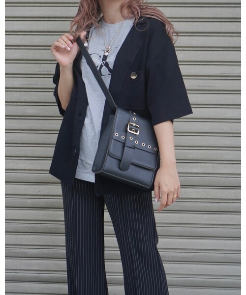 A.D.G(エーディージー)の「"CALVIN KLEIN" Basic Logo Tee (grey)(Tシャツ/カットソー・レディース・グレー・FREE)」の4枚目の写真