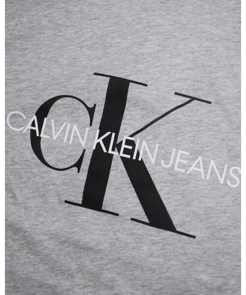 A.D.G(エーディージー)の「"CALVIN KLEIN" Basic Logo Tee (grey)(Tシャツ/カットソー・レディース・グレー・FREE)」の5枚目の写真