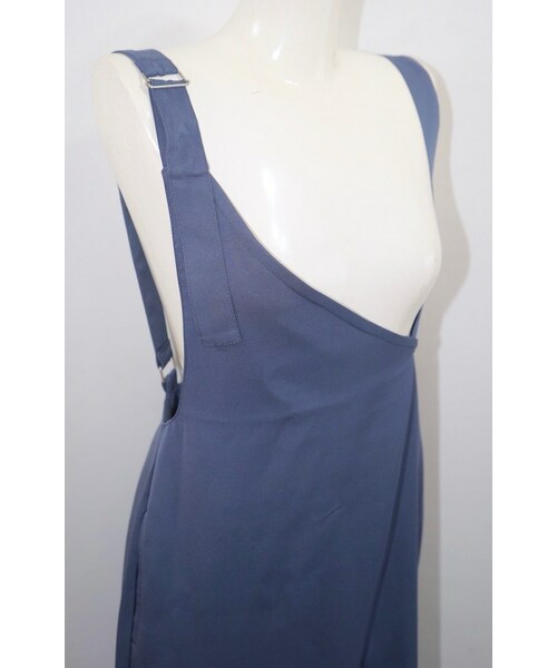 A.D.G(エーディージー)の「2type Strap Long Jumper Skirt (blue)(ジャンパースカート・レディース・ブルー・FREE)」の4枚目の写真