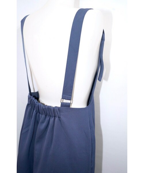 A.D.G(エーディージー)の「2type Strap Long Jumper Skirt (blue)(ジャンパースカート・レディース・ブルー・FREE)」の6枚目の写真