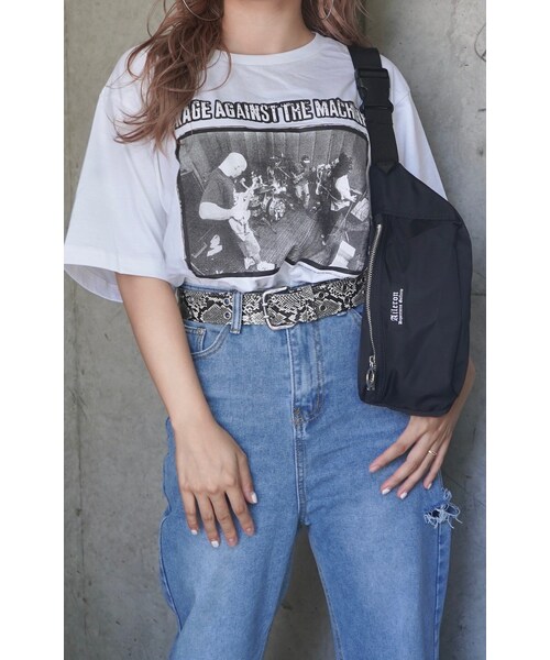 A.D.G(エーディージー)の「"Rage Against the Machine" PHOTO BIG TEE (white)(Tシャツ/カットソー・レディース・ホワイト・FREE)」の3枚目の写真