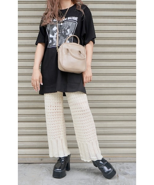 A.D.G（エーディージー）の「"Rage Against the Machine" PHOTO BIG TEE (black)（Tシャツ/カットソー・レディース・ブラック・FREE）」の3枚目の写真