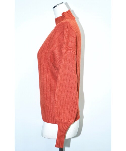 A.D.G（エーディージー）の「Balloon Sleeve High-Neck Knit Tops (orange)（ニット/セーター・レディース・オレンジ・FREE）」の7枚目の写真