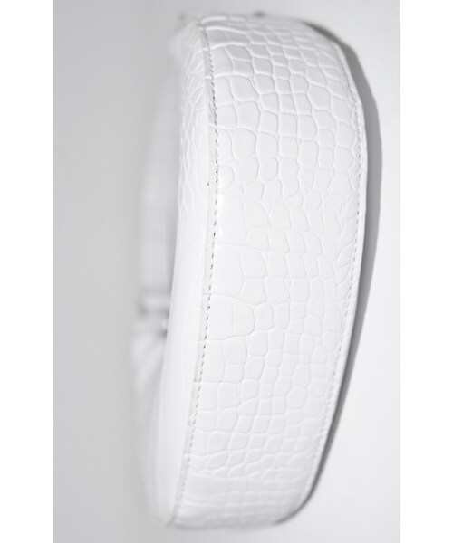 A.D.G（エーディージー）の「2way Crocodile Touch Half-moon Bag (white)（ハンドバッグ・レディース・ホワイト・FREE）」の10枚目の写真