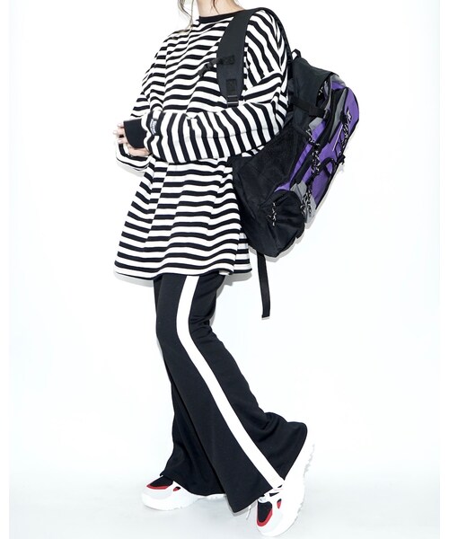 A.D.G(エーディージー)の「Volume Sole Dad Sneaker(スニーカー・レディース・ホワイト・FREE)」の5枚目の写真