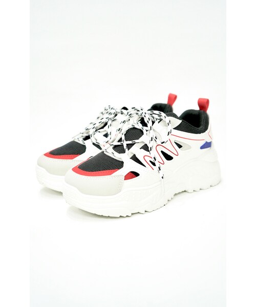 A.D.G(エーディージー)の「Volume Sole Dad Sneaker(スニーカー・レディース・ホワイト・FREE)」の7枚目の写真