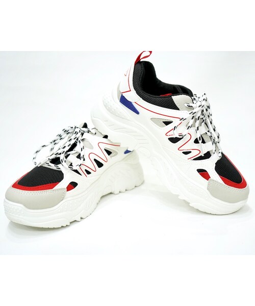 A.D.G(エーディージー)の「Volume Sole Dad Sneaker(スニーカー・レディース・ホワイト・FREE)」の8枚目の写真