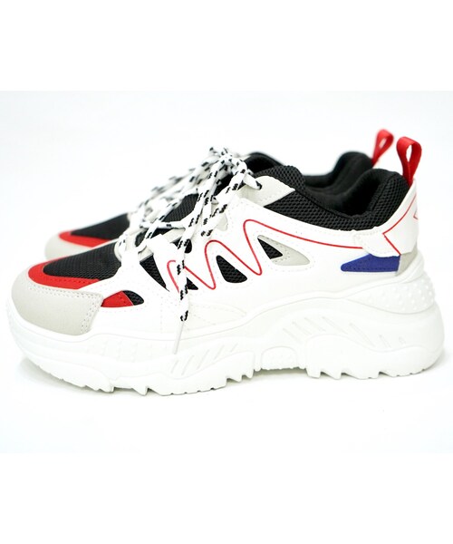 A.D.G(エーディージー)の「Volume Sole Dad Sneaker(スニーカー・レディース・ホワイト・FREE)」の13枚目の写真