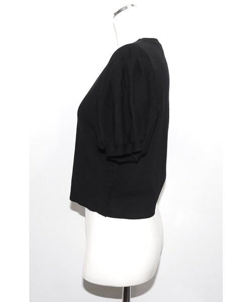 A.D.G（エーディージー）の「Basic Puffsleeve S/S Knit Tops (black)（ニット/セーター・レディース・ブラック・FREE）」の8枚目の写真