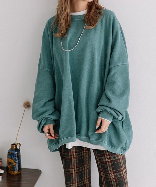 Flugge（フラッジー）の「color pigment sweat（スウェット）」 - WEAR