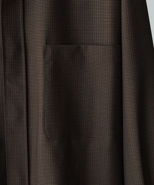 LIDNM（リドム）の「Super130s VINTAGE CHECK SHIRT（シャツ/ブラウス・メンズ・ブラウン/グリーン・S/M/L）」の12枚目の写真