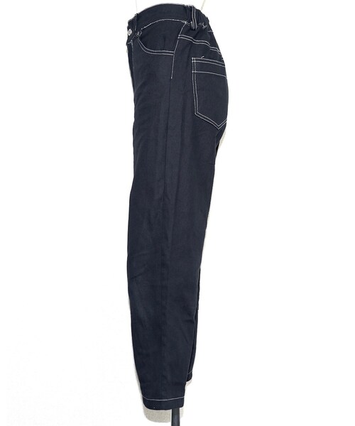 A.D.G（エーディージー）の「Black Denim Jacket&Wide Pants 2P SET UP（セットアップ・レディース・ブラック・FREE）」の13枚目の写真