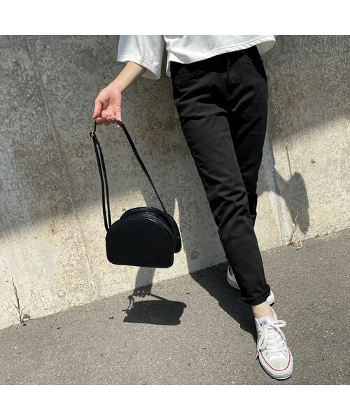 copine（コピン）の「リラックスチノパンツ（チノパンツ・レディース・ホワイト/ネイビー/ブラック・S/M/L/XL）」の2枚目の写真