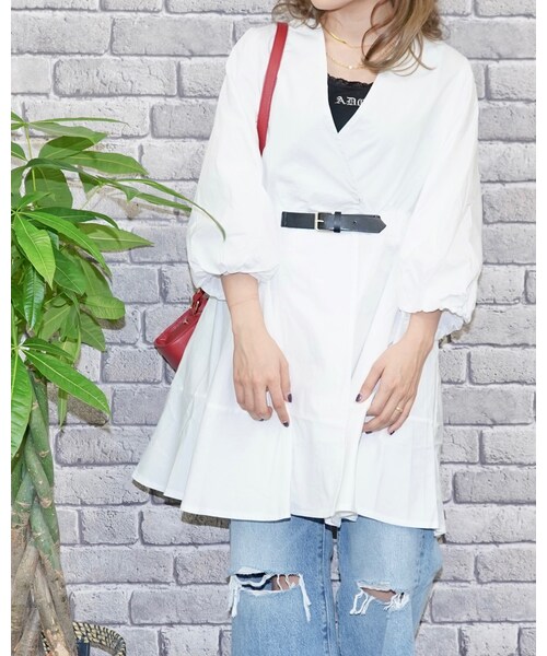 A.D.G(エーディージー)の「"Levi's" WIDE STRAIGHT CRASH DENIM PANTS(デニムパンツ・レディース・ブルー・LADIES FREE)」の21枚目の写真
