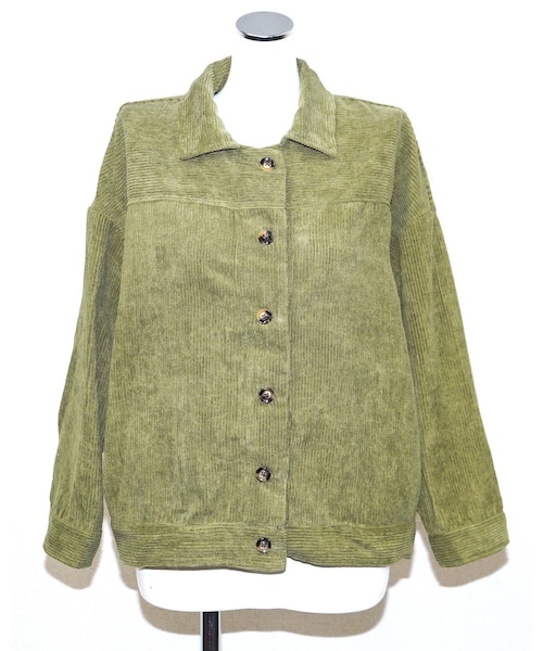 A.D.G（エーディージー）の「Corduroy Light Jacket (green)（ブルゾン・レディース・グリーン・FREE）」の5枚目の写真