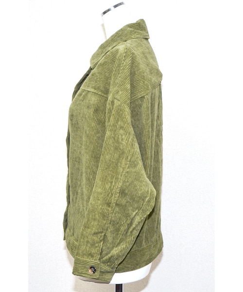 A.D.G（エーディージー）の「Corduroy Light Jacket (green)（ブルゾン・レディース・グリーン・FREE）」の7枚目の写真
