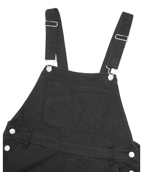 A.D.G（エーディージー）の「Black Denim Salopette Pants（サロペット/オーバーオール・レディース・ブラック・FREE）」の11枚目の写真