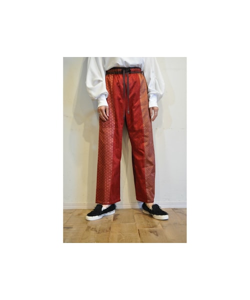 RehersalL(リハーズオール)の「パジャマパッチパンツ(その他パンツ・レディース・レッド/ブルー・one)」の1枚目の写真