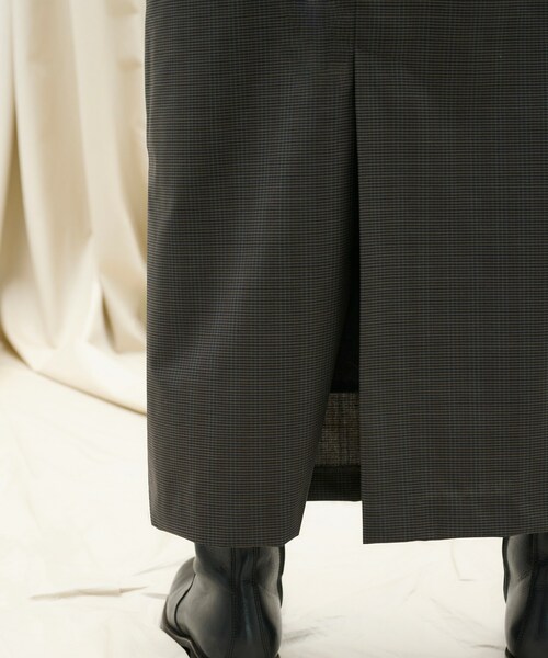 SIWEM(シウム)の「Super130s VINTAGE CHECK DRESS(ワンピース・レディース・グレー・S/M)」の5枚目の写真