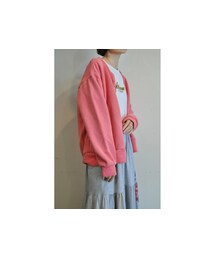 -- | 裏起毛ドットボタンカーディガン(カーディガン/ボレロ)