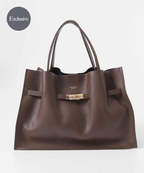 URBAN RESEARCH ROSSO（アーバンリサーチロッソ）の「VIOLAd’ORO　TRERO L（トートバッグ・レディース・LTAUPE/BLKGRY/別注CAFFE/LATTE/DTAUPE・-）」の2枚目の写真
