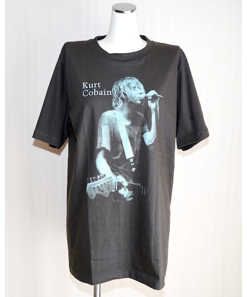 A.D.G(エーディージー)の「NIRVANA Kurt Cobain BIG TEE (black)(Tシャツ/カットソー・レディース・ブラック・FREE)」の7枚目の写真