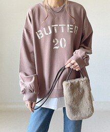 DHOLIC（ディーホリック）の「BUTTERロゴスウェット（スウェット・レディース）」