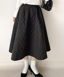 DHOLIC | キルティングフレアスカート(スカート)