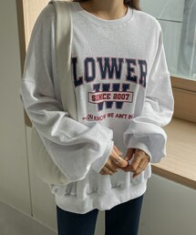 SECRETLABEL | 英文プリントスウェットトップス(スウェット)