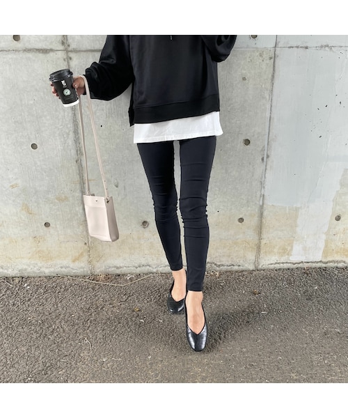 copine（コピン）の「レギンススキニーパンツ(ブラック/2size)（その他パンツ・レディース・ブラック・S/M）」の2枚目の写真